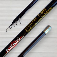 Вудка Mikado Princess з кільцями, тест 10-30г, довжина 5м